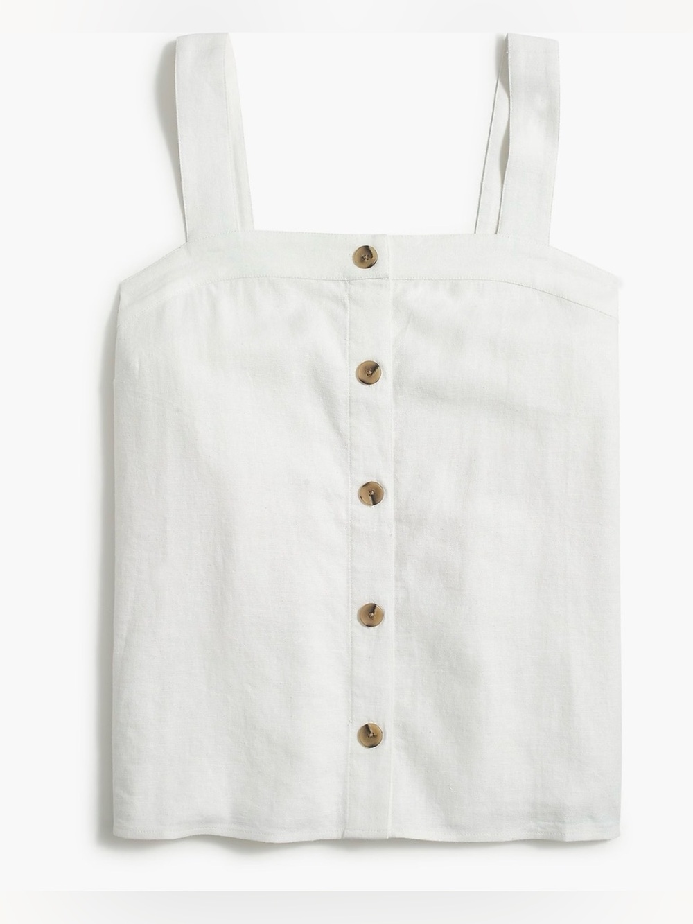 J Crew linen blend square neck sleeveless top. Size XS